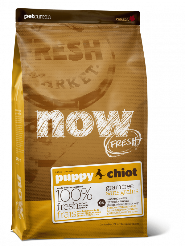Now Fresh Беззерновой для Щенков с Индейкой, Уткой и овощами (Fresh Puppy Recipe Grain Free 28/18)
