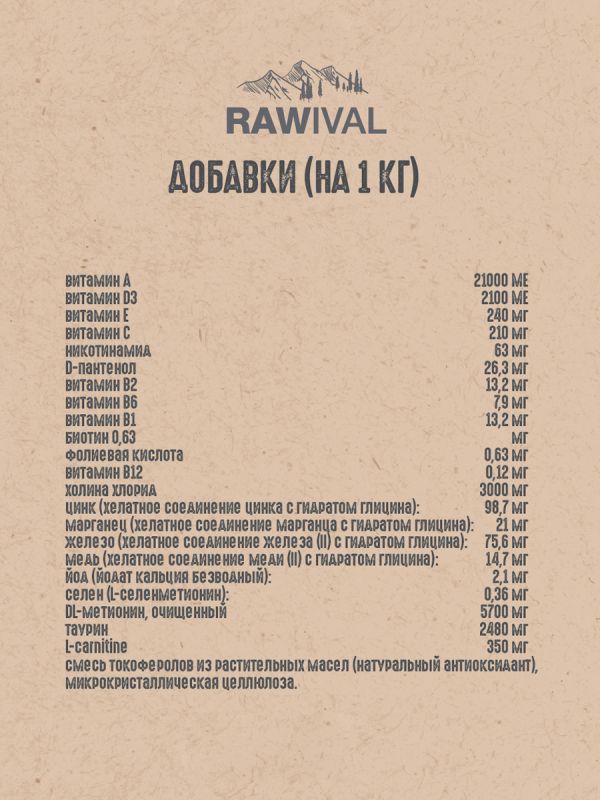RAWIVAL Finest from the Sky Утка и Индейка для стерилизованных кошек